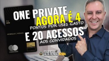 💳ITAÚ MASTERCARD BLACK THE ONE! AGORA COM 20 CONVIDADOS EM SALAS VIP E 4 PONTOS A CADA DÓLAR GASTO.