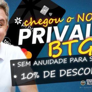 💳NOVO CARTÃO DE CRÉDITO PRIVALIA DO BTG! CARTÃO SEM ANUIDADE INTERNACIONAL, SERÁ QUE VALE A PENA?