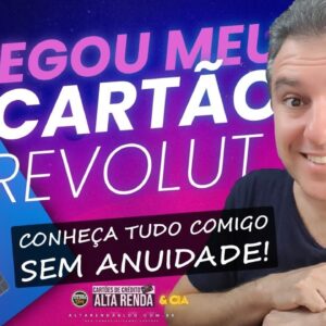 💳CHEGOU MEU NOVO CARTÃO REVOLUT INTERNACIONAL VISA SEM ANUIDADE. CONTA GLOBAL INTERNACIONAL.