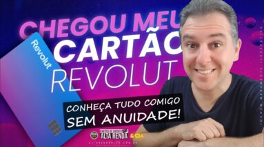 💳CHEGOU MEU NOVO CARTÃO REVOLUT INTERNACIONAL VISA SEM ANUIDADE. CONTA GLOBAL INTERNACIONAL.