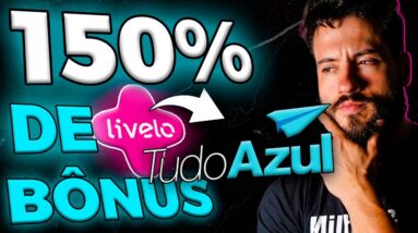 Primeira Vez! BUMERANGUE até 175% de bônus LIVELO e TUDOAZUL (Milhas Aéreas)