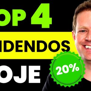 TOP 4 AÇÕES que pagam MUITOS DIVIDENDOS hoje