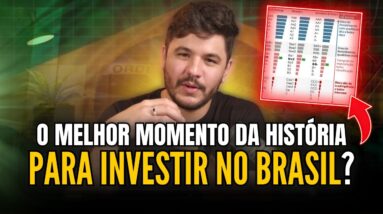 🚨 É o melhor momento para investir no Brasil? Mudança no risco