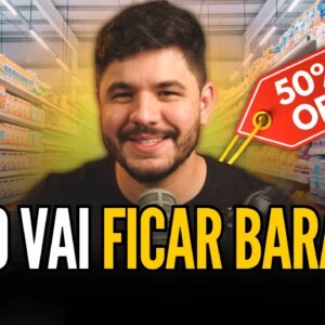 🚨 CONFIRMADO: TUDO VAI FICAR MAIS BARATO? Deflação no Brasil