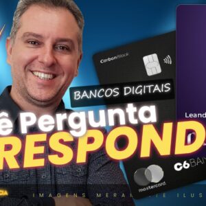 💳LIVE SHOW! VOCÊ PERGUNTA EU RESPONDO BANCOS DIGITAIS. VAMOS APRENDER BASTANTE HOJE NAS LIVES.