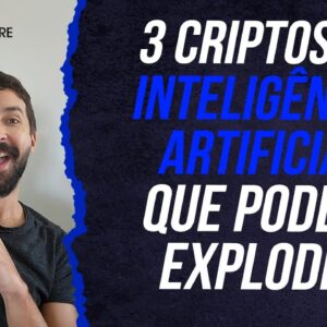 3 CRIPTOS de INTELIGÊNCIA ARTIFICIAL que PODEM EXPLODIR (Melhores Criptos 2023 IA)