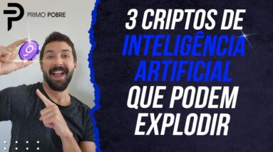 3 CRIPTOS de INTELIGÊNCIA ARTIFICIAL que PODEM EXPLODIR (Melhores Criptos 2023 IA)