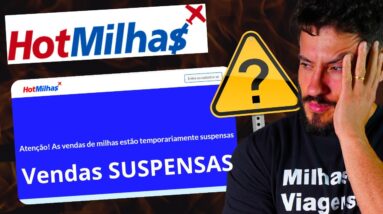 HOTMILHAS agora está SUSPENDENDO venda de milhas… Tem algo positivo nisso? (123 Milhas)