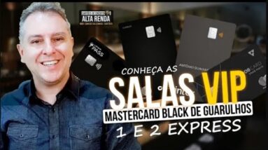 VOCÊ JÁ CONHECE ESTAS DUAS SALAS VIP? MASTERCARD BLACK 1 E MASTERCARD BLACK 2, AGORA VOCÊ JÁ SABE!