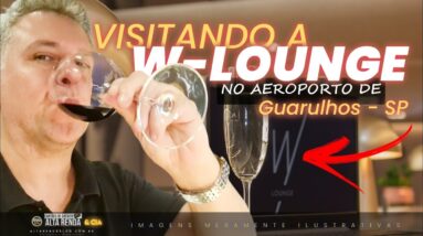 💳VISITANDOS A SALA VIP "W LOUNGE GUARULHOS" TERMINAL 3 INTERNACIONAL COM PRIORITY PASS, CONHEÇA