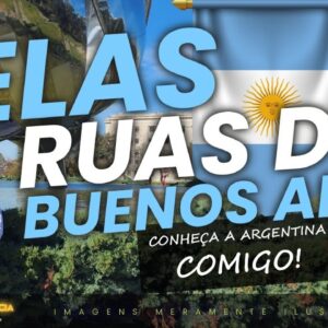 💳PELAS RUAS DE BUENOS AIRES! VEJA A CIDADE DE OUTRO JEITO COMIGO, NAS RUAS MESMO DA CIDADE.