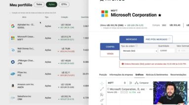 Revelei Minha Carteira Internacional (Quais Stocks eu Invisto?) | Pit Money