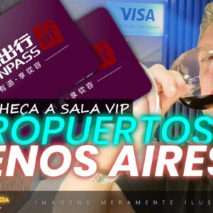 💳VISITAMOS A SALA VIP LOUNGE AEROPUERTOS BUENOS AIRES! TUDO ISSO DE GRAÇA ATRVÉS DO DRAGON PASS.