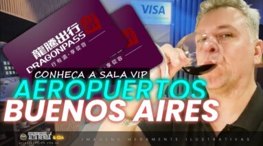 💳VISITAMOS A SALA VIP LOUNGE AEROPUERTOS BUENOS AIRES! TUDO ISSO DE GRAÇA ATRVÉS DO DRAGON PASS.