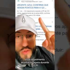 Azul confirmou que negociava #milhas e passagens com a #123milhas ? O que você pensa sobre isso?