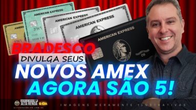 💳BRADESCO DIVULGA SUA NOVA LINHA DE CARTÕES AMERICAN EXPRESS 2023. QUAL DESTES VOCÊ VAI QUERER TER?