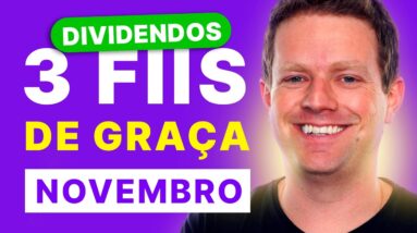 3 FIIs BARATOS e com ALTOS DIVIDENDOS que estamos comprando em NOVEMBRO