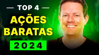 4 melhores AÇÕES para investir em 2024