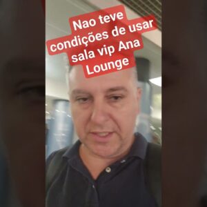 💳Sala Vip Ana Lounge Lisboa, Sem condições de uso, mais 78 pessoas em fila de espera.