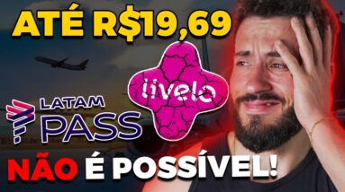 A PARTIR DE R$20,68? BUMERANGUE LIVELO e LATAM PASS com bônus de até 62,50%