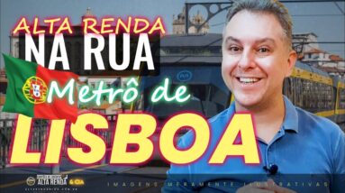 💳ALTA RENDA NAS RUAS EM PORTUGAL! CONHECENDO O METRÔ E A CIDADE, ALMADA E RESTAURANTES, PONTOS ALL