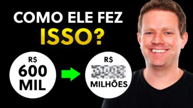 7 ANOS DEPOIS DE INVESTIR EM AÇÕES, ele multiplicou por 4x seu patrimônio