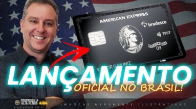 💳CHEGOU O MAIS NOVO CARTÃO DO BRADESCO AMERICAN EXPRESS THE CENTURION CARD DE METAL, SAIBA TUDO.