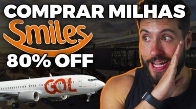 FAZ SENTIDO Comprar MILHAS SMILES com 80% no CUPOM de Desconto?