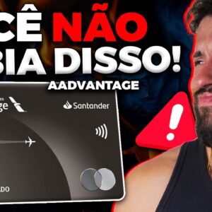 Os Pontos NEGATIVOS do cartão AADVANTAGE MASTERCARDBLACK SANTANDER! 🔥