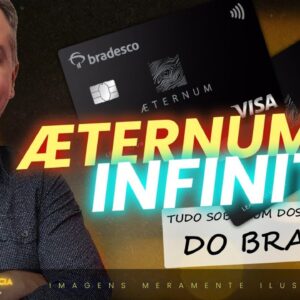 💳O Cartão Visa Infinite Aeternum do Bradesco feito de metal! Um dos melhores cartões do Brasil.Saiba