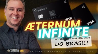 💳O Cartão Visa Infinite Aeternum do Bradesco feito de metal! Um dos melhores cartões do Brasil.Saiba