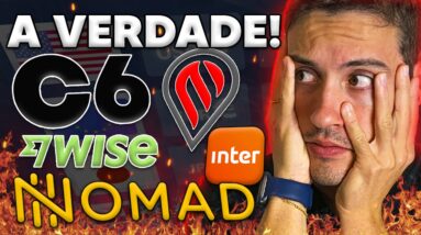 A HORA da VERDADE das CONTAS GLOBAIS! NOMAD, Select Global Santander, WISE, Banco Inter e C6 Bank!