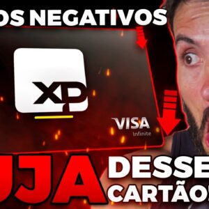 Os pontos negativos do Cartão XP VISA INFINITE!