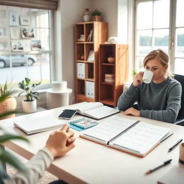 como montar uma rotina diária