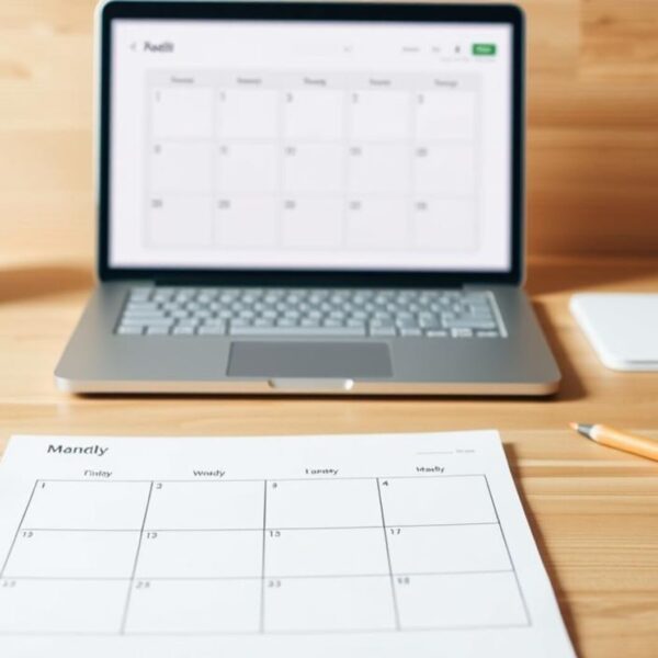 planejamento semanal simples